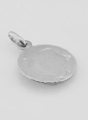 Médaille Sacré Coeur de Jésus-Christ en Argent Massif - 17 mm