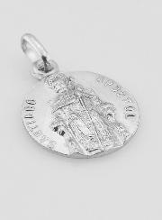 Médaille Saint Jacques de Compostelle en Argent Massif - 17 mm