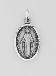 Médaille Miraculeuse en Argent Massif - 17 mm