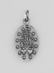 Médaille Miraculeuse en Argent Massif - 17 mm