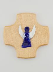 Croix Enfant en Bois d'Erable - Ange-Gardien de Victoire