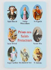 Carte de Prière - Prier nos Saints Protecteurs