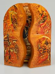 Icône Triptyque Sainte Trinité - 12 cm