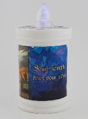 Bougie de Cimetière à Led Saint Joseph - 60 jours