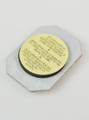 Plaque Auto Jésus-Christ Miséricordieux - 4 cm
