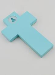 Croix Enfant en Bois L'Arche de Noé - 12 cm