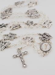 Chapelet de Lourdes - Chemin de Croix en Perles de Cristal - 70 cm