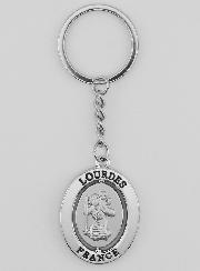Porte-Clés de Saint Christophe en Argent