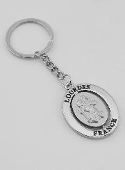 Porte-Clés de Saint Christophe en Argent