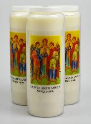 Lot de 3 Bougies de Neuvaine aux Saints Archanges