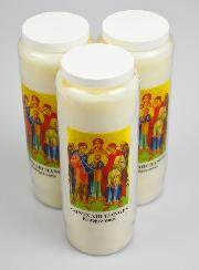 Lot de 3 Bougies de Neuvaine aux Saints Archanges