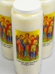 Lot de 3 Bougies de Neuvaine aux Saints Archanges