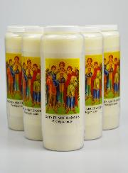 Lot de 6 Bougies de Neuvaine aux Saints Archanges de Dieu