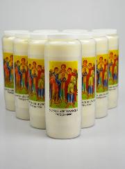 Lot de 10 Bougies de Neuvaine aux Saints Archanges de Dieu