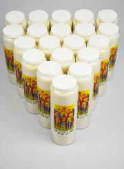 Lot de 20 Bougies de Neuvaine aux Saints Archanges de Dieu