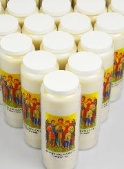 Lot de 20 Bougies de Neuvaine aux Saints Archanges de Dieu