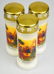 3 Bougies de Cimetière - Sainte Trinité