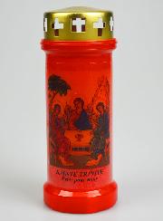 Bougie de Cimetière Rouge - Sainte Trinité