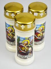 3 Bougies de Cimetière - Sainte Anne