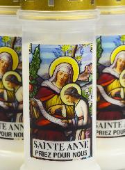 3 Bougies de Cimetière - Sainte Anne