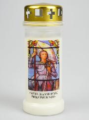 Bougie de Cimetière - Sainte Jeanne d'Arc