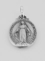 Médaille Miraculeuse en Argent Massif - 21 mm