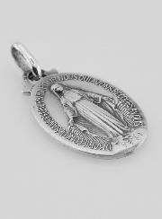 Médaille Miraculeuse en Argent Massif - 21 mm