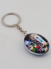 Porte-Clés Souvenir de Lourdes - 25 mm