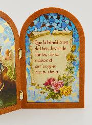 Icône Diptyque Marie qui Défait les Noeuds + Prière de Bénédiction