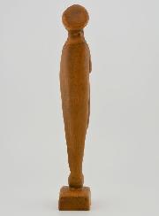 Statue Notre Dame de la Prière - Ton Bois - 24 cm