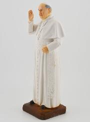 Statue Pape François Polychromée - 20 cm