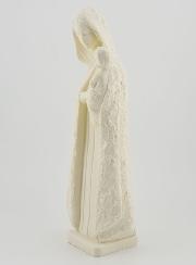 Statue Sainte Vierge à l'Enfant Jésus - Ton Ivoire - 25 cm