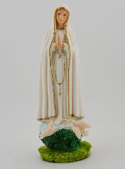 Statue Notre Dame de Fatima - Peinte à la main - 15 cm