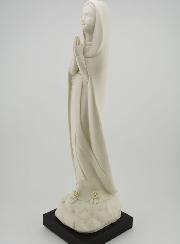 Statue Vierge Marie de Lourdes Moderne et Artisanale - 35 cm