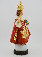 Statue de l'Enfant Jésus de Prague Peinte à la main - 20 cm