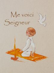 Carte de Communion - Me Voici Seigneur