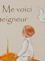 Carte de Communion - Me Voici Seigneur