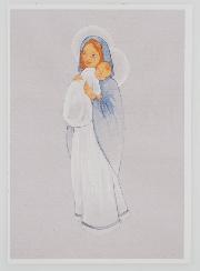 Carte de Baptême - Consécration à Jésus par Marie