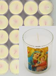 24 Bougies Veilleuses Notre Dame du Perpétuel Secours
