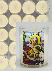 48 Bougies Veilleuses Sainte Anne