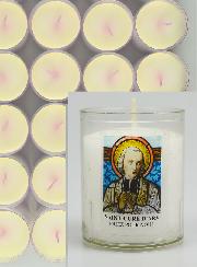 24 Bougies Veilleuses Saint Curé d'Ars
