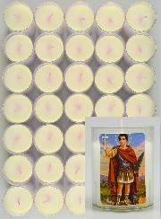 24 Bougies Veilleuses Saint Expédit