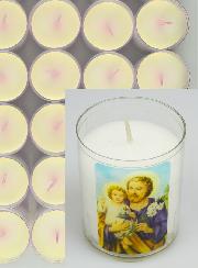 24 Bougies Veilleuses Saint Joseph