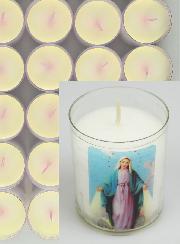 10 Bougies Veilleuses Vierge Miraculeuse Rue du Bac