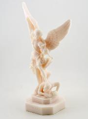 Statue Saint Michel Archange en Albâtre - 23 cm