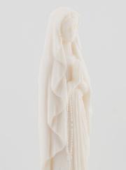 Statue Vierge Marie de Lourdes en Albâtre - 20 cm