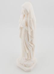 Statue Vierge Marie de Lourdes en Albâtre - 20 cm