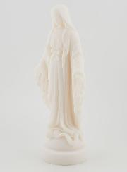 Statue Vierge Marie Miraculeuse en Albâtre - 18 cm