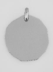 Médaille de Saint Christophe en Argent Massif 925/1000 - 30 mm