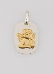 Médaille Ange-Gardien Protecteur en Or et Argent